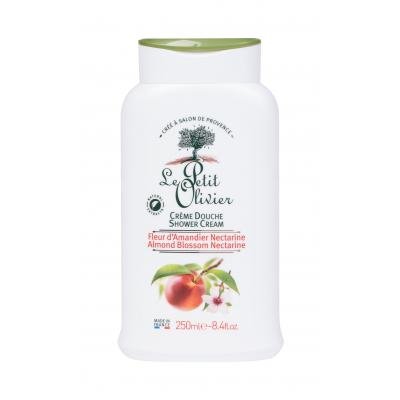 Le Petit Olivier Shower Almond Blossom Nectarine Cremă de duș pentru femei 250 ml