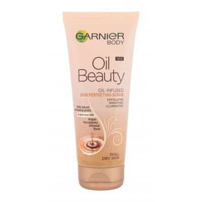 Garnier Body Oil Beauty Nourishing Scrub Exfoliant de corp pentru femei 200 ml