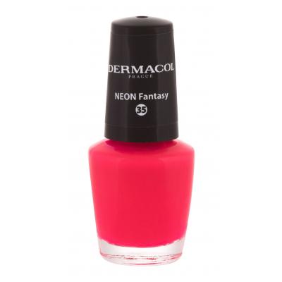 Dermacol Neon Lac de unghii pentru femei 5 ml Nuanţă 35 Neon Fantasy