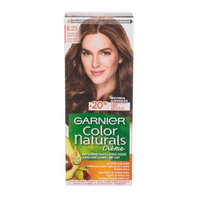 Garnier Color Naturals Créme Vopsea de păr pentru femei 40 ml Nuanţă 6,23 Chocolate Caramel