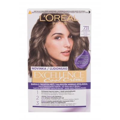 L'Oréal Paris Excellence Cool Creme Vopsea de păr pentru femei 48 ml Nuanţă 7,11 Ultra Ash Blond