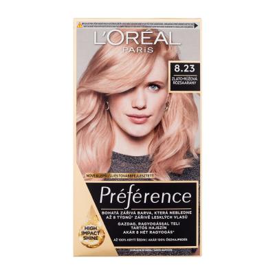 L&#039;Oréal Paris Préférence Vopsea de păr pentru femei 60 ml Nuanţă 8.23