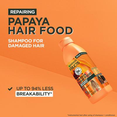 Garnier Fructis Hair Food Papaya Repairing Shampoo Șampon pentru femei 350 ml
