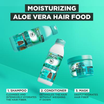 Garnier Fructis Hair Food Aloe Vera Hydrating Conditioner Balsam de păr pentru femei 350 ml
