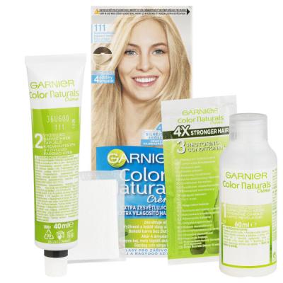 Garnier Color Naturals Créme Vopsea de păr pentru femei 40 ml Nuanţă 111 Extra Light Natural Ash Blond