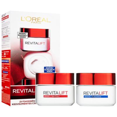 L&#039;Oréal Paris Revitalift Duo Set Set cadou crema de zi Revitalift 50 ml + crema de noapte Revitalift 50 ml