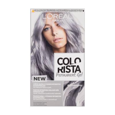 L'Oréal Paris Colorista Permanent Gel Vopsea de păr pentru femei 60 ml Nuanţă Silver Grey