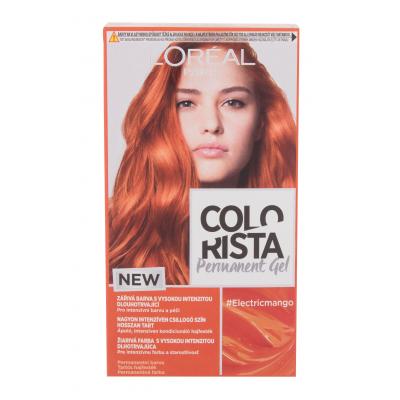 L'Oréal Paris Colorista Permanent Gel Vopsea de păr pentru femei 60 ml Nuanţă Electric Mango