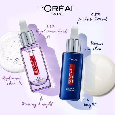 L&#039;Oréal Paris Revitalift Laser Pure Retinol Night Serum Ser facial pentru femei 30 ml