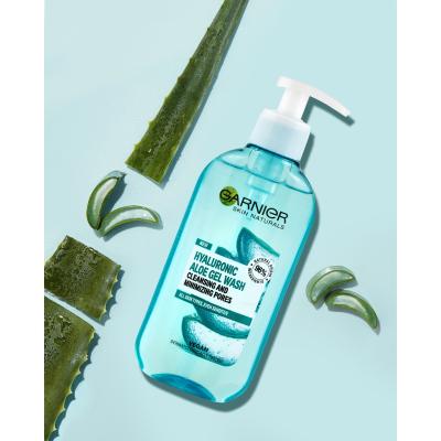 Garnier Skin Naturals Hyaluronic Aloe Gel Wash Gel demachiant pentru femei 200 ml