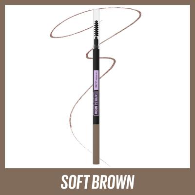 Maybelline Express Brow Ultra Slim Creion pentru femei 9 g Nuanţă Soft Brown