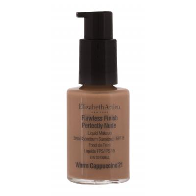 Elizabeth Arden Flawless Finish Perfectly Nude SPF15 Fond de ten pentru femei 30 ml Nuanţă 21 Warm Cappuccino tester