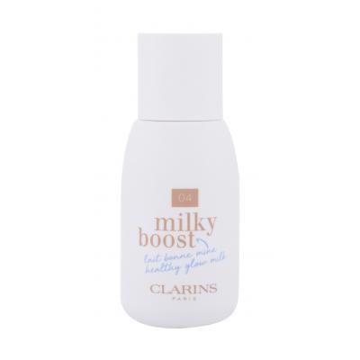 Clarins Milky Boost Fond de ten pentru femei 50 ml Nuanţă 04 Milky Auburn