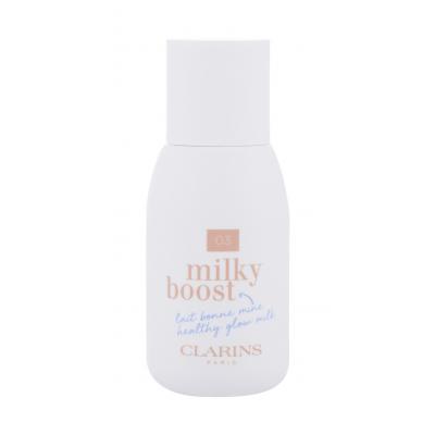 Clarins Milky Boost Fond de ten pentru femei 50 ml Nuanţă 03 Milky Cashew