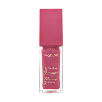 Clarins Lip Comfort Oil Shimmer Ulei de buze pentru femei 7 ml Nuanţă 05 Pretty In Pink