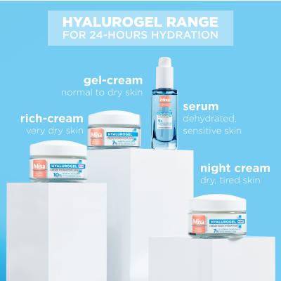Mixa Hyalurogel The Serum Ser facial pentru femei 30 ml