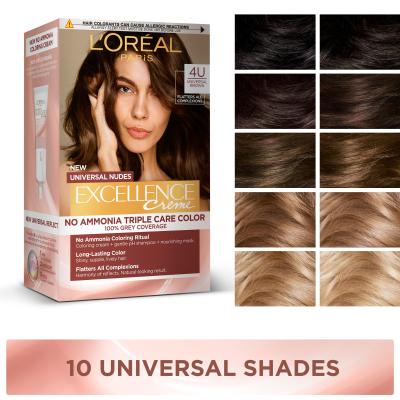 L&#039;Oréal Paris Excellence Creme Triple Protection Vopsea de păr pentru femei 48 ml Nuanţă 9U Very Light Blond