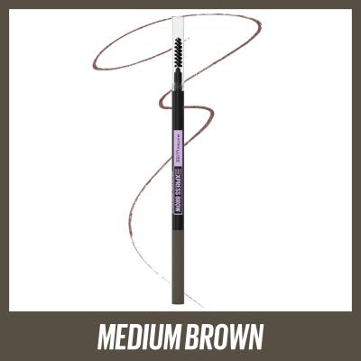 Maybelline Express Brow Ultra Slim Creion pentru femei 9 g Nuanţă Medium Brown