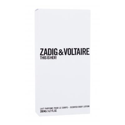Zadig &amp; Voltaire This is Her! Lapte de corp pentru femei 200 ml