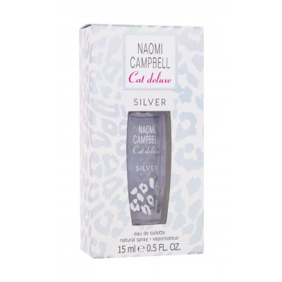 Naomi Campbell Cat Deluxe Silver Apă de toaletă pentru femei 15 ml