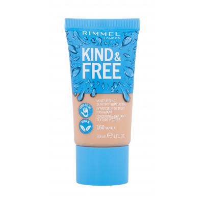 Rimmel London Kind & Free Skin Tint Foundation Fond de ten pentru femei 30 ml Nuanţă 160 Vanilla