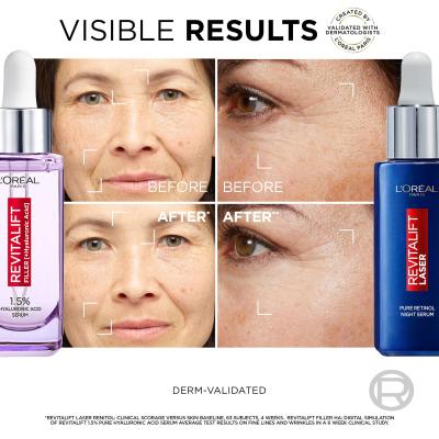 L&#039;Oréal Paris Revitalift Filler HA 1,5% Ser facial pentru femei 50 ml