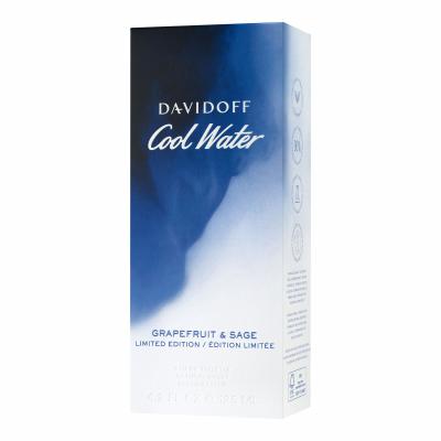 Davidoff Cool Water Grapefruit &amp; Sage Apă de toaletă pentru bărbați 125 ml