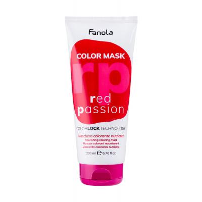 Fanola Color Mask Vopsea de păr pentru femei 200 ml Nuanţă Red Passion