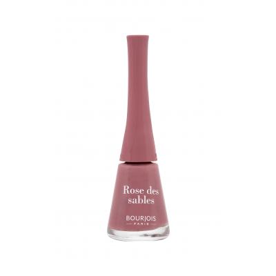 BOURJOIS Paris 1 Second Lac de unghii pentru femei 9 ml Nuanţă 38 Rose Des Sables