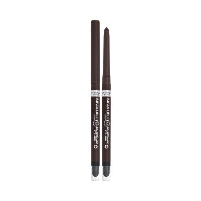 L'Oréal Paris Infaillible Grip 36H Gel Automatic Eye Liner Creion de ochi pentru femei 1,2 g Nuanţă 004 Brown Denim
