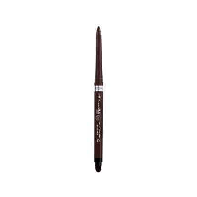L&#039;Oréal Paris Infaillible Grip 36H Gel Automatic Eye Liner Creion de ochi pentru femei 1,2 g Nuanţă 004 Brown Denim