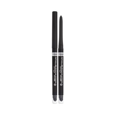 L'Oréal Paris Infaillible Grip 36H Gel Automatic Eye Liner Creion de ochi pentru femei 1,2 g Nuanţă 001 Intense Black