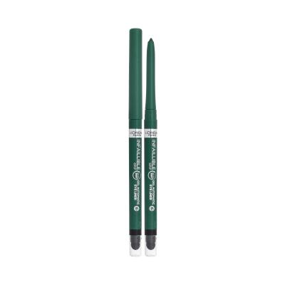 L'Oréal Paris Infaillible Grip 36H Gel Automatic Eye Liner Creion de ochi pentru femei 1,2 g Nuanţă 008 Emerald Green