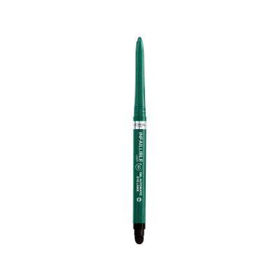L&#039;Oréal Paris Infaillible Grip 36H Gel Automatic Eye Liner Creion de ochi pentru femei 1,2 g Nuanţă 008 Emerald Green