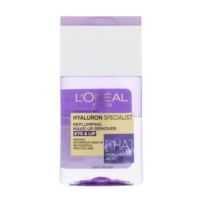 L'Oréal Paris Hyaluron Specialist Replumping Make-Up Remover Demachiant de ochi pentru femei 125 ml