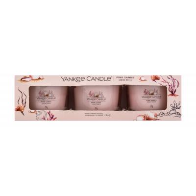 Yankee Candle Pink Sands Set cadou Lumânări parfumate 3 x 37 g
