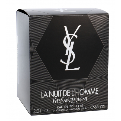 Yves Saint Laurent La Nuit De L&#039;Homme Apă de toaletă pentru bărbați 60 ml