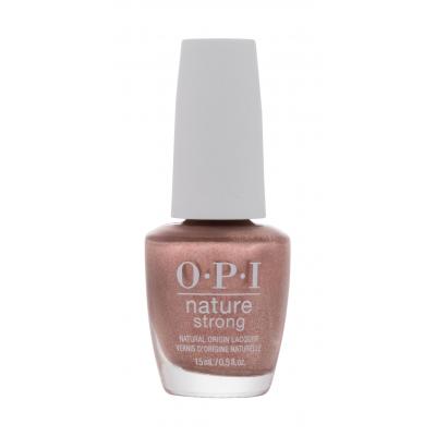 OPI Nature Strong Lac de unghii pentru femei 15 ml Nuanţă NAT 015 Intentions Are Rose Gold