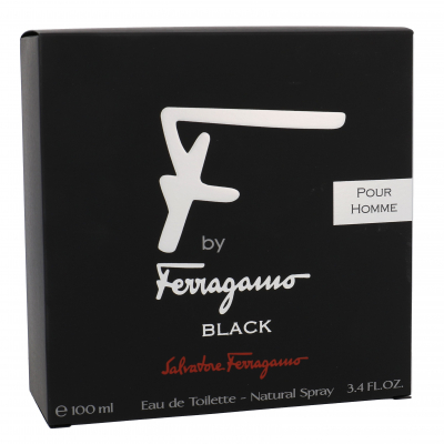 Salvatore Ferragamo F by Ferragamo Black Apă de toaletă pentru bărbați 100 ml