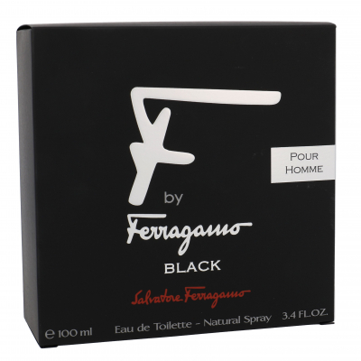 Ferragamo F by Ferragamo Black Apă de toaletă pentru bărbați 100 ml