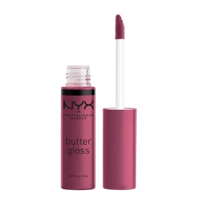 NYX Professional Makeup Butter Gloss Luciu de buze pentru femei 8 ml Nuanţă 41 Cranberry Pie