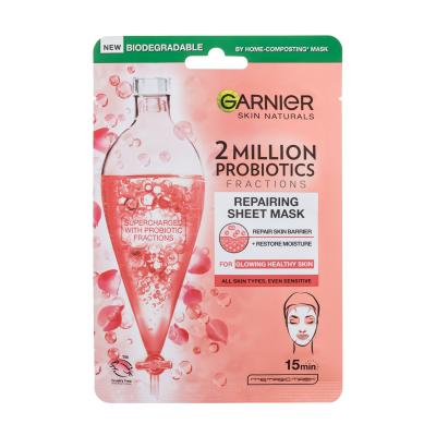 Garnier Skin Naturals 2 Million Probiotics Repairing Sheet Mask Mască de față pentru femei 1 buc