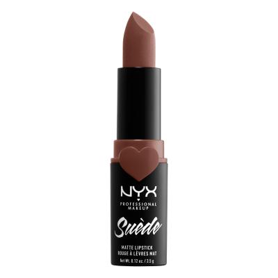 NYX Professional Makeup Suède Matte Lipstick Ruj de buze pentru femei 3,5 g Nuanţă 04 Free Spirit