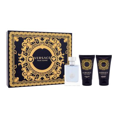 Versace Pour Homme SET1 Set cadou EDT 50 ml + Gel de dus 50 ml + Balsam dupa barbierit 50 ml