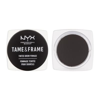 NYX Professional Makeup Tame & Frame Tinted Brow Pomade Gel și ceară pentru femei 5 g Nuanţă 05 Black