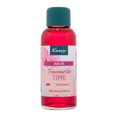 Kneipp Favourite Time Cherry Blossom Ulei de baie pentru femei 100 ml Cutie cu defect