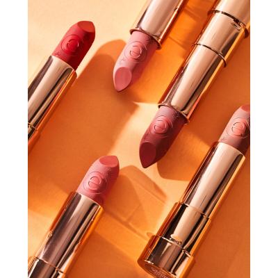 Essence Caring Shine Vegan Collagen Lipstick Ruj de buze pentru femei 3,5 g Nuanţă 203 My Advice