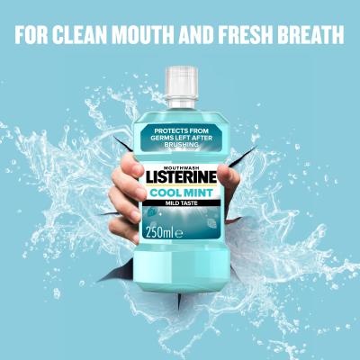 Listerine Cool Mint Mild Taste Mouthwash Apă de gură 250 ml