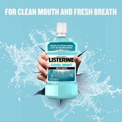 Listerine Cool Mint Mild Taste Mouthwash Apă de gură 500 ml