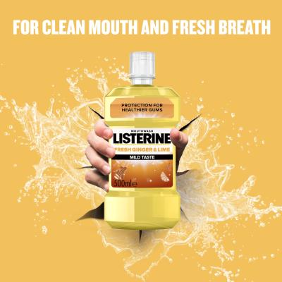 Listerine Fresh Ginger &amp; Lime Mild Taste Mouthwash Apă de gură 500 ml